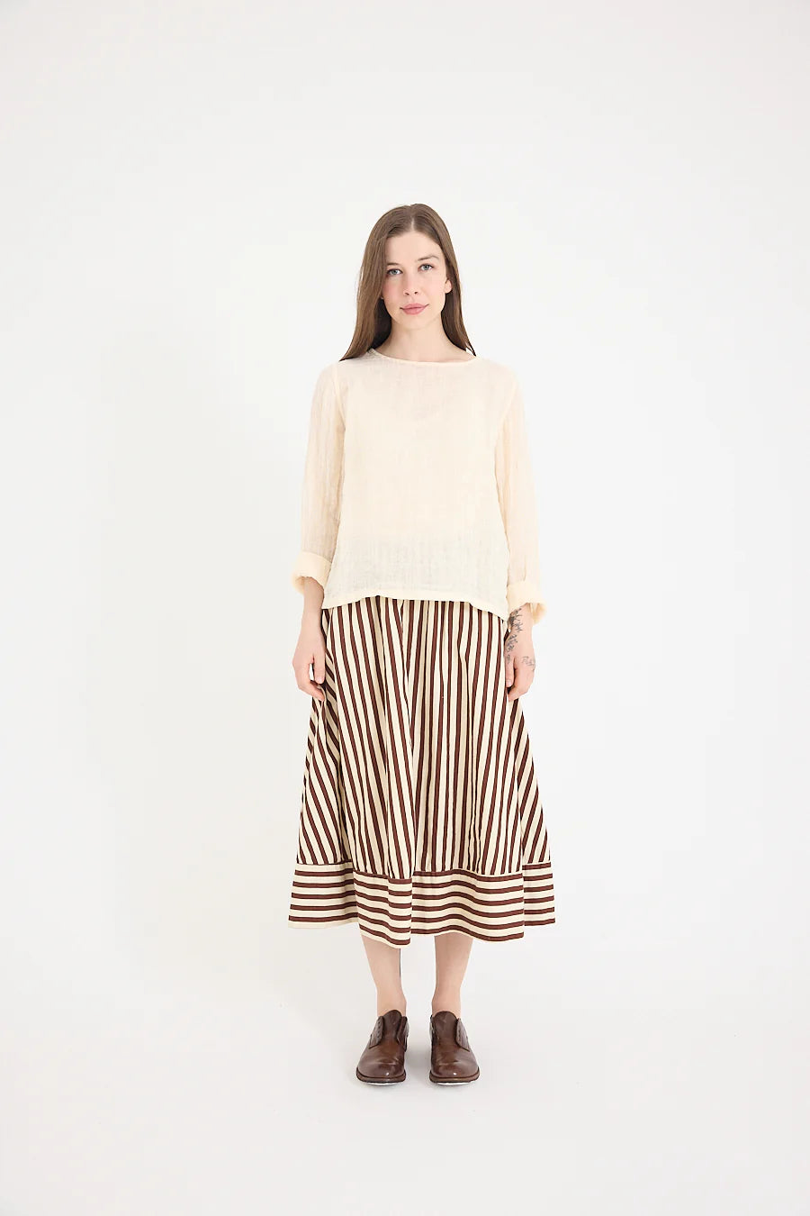 Ash Aline Skirt | Coco Stripe