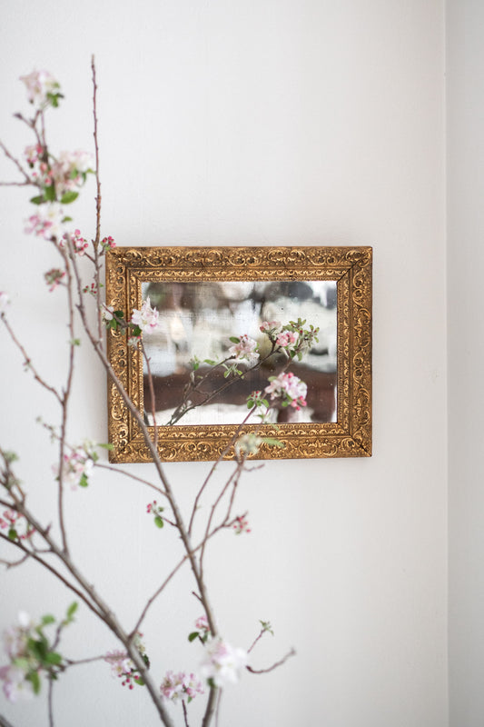 Antique 19th century mirror with ornate Gilt Frame