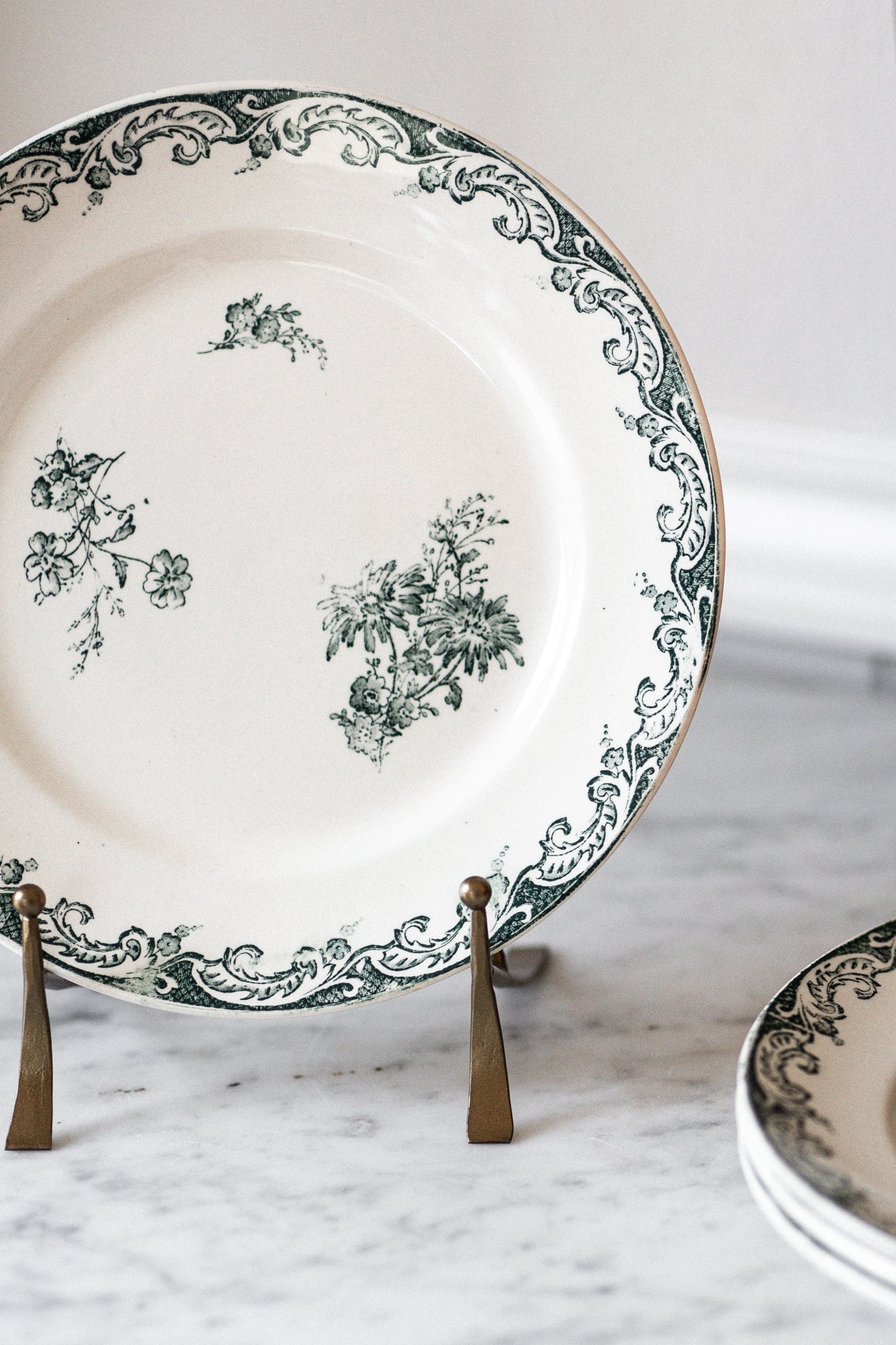 Antique French Dinner Plates