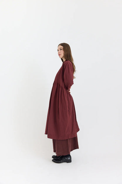 The Gathered Dress in Cotton