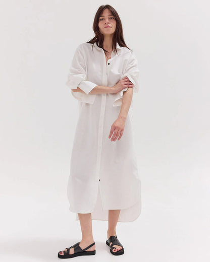 The Shirt Dress | White