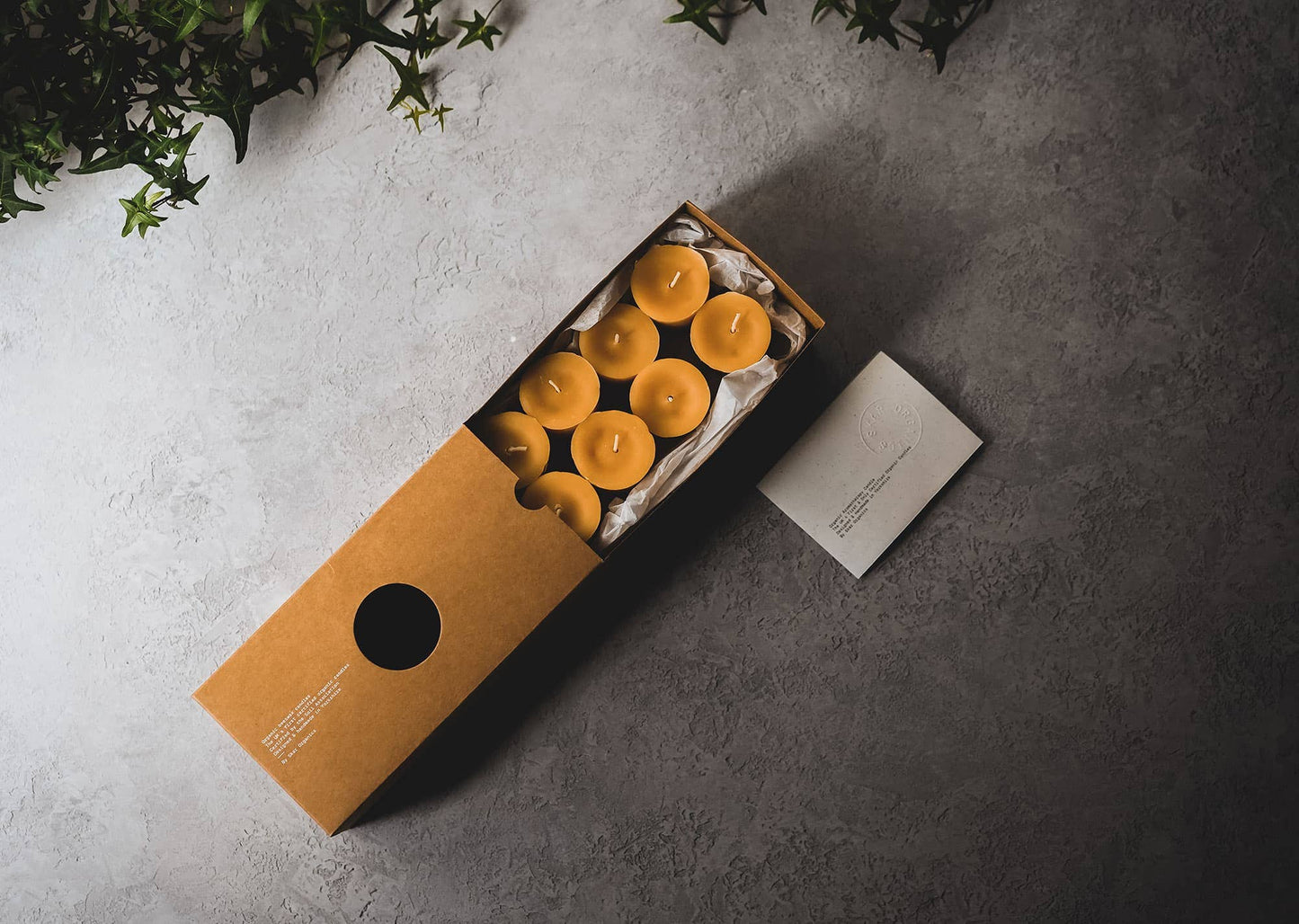 Organic Beeswax Votive Candles