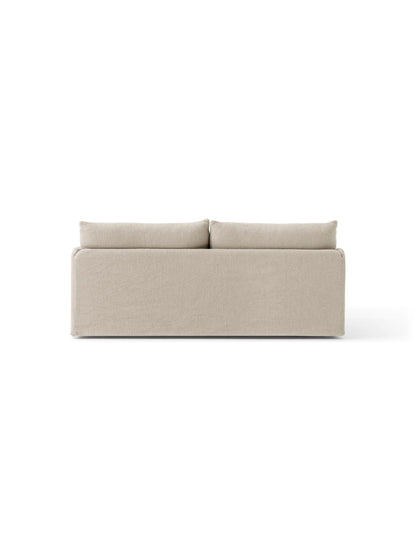 The Offset Sofa | 2 Seater in Oatmeal w. Loose Cover