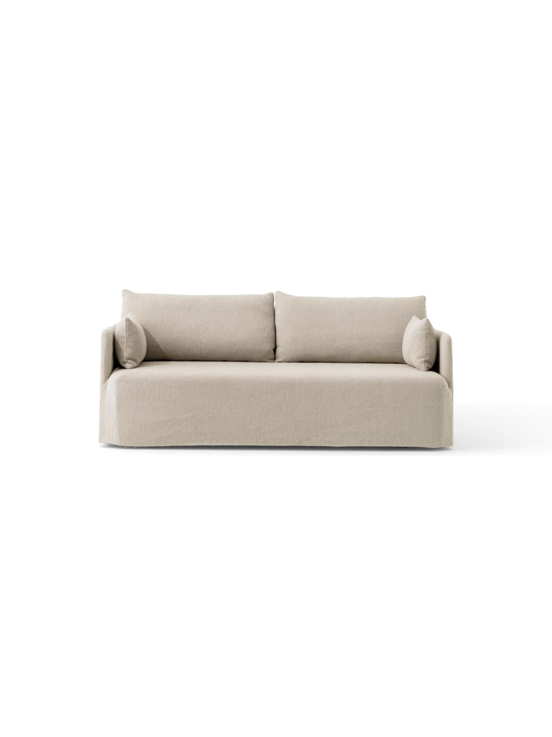 The Offset Sofa | 2 Seater in Oatmeal w. Loose Cover