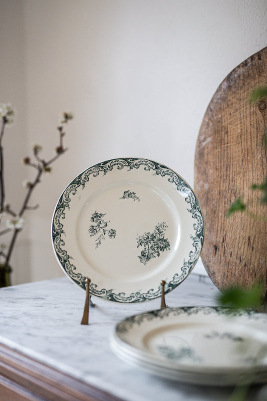 Antique French Dinner Plates