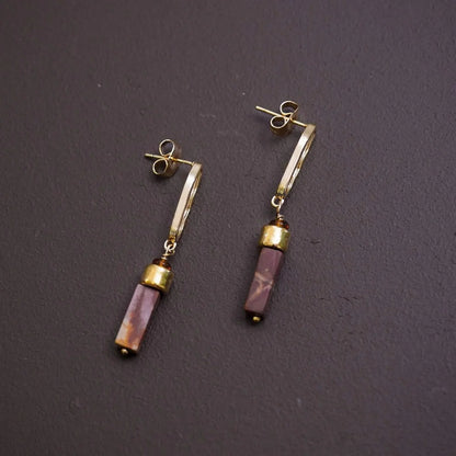 Jasper Stud Earrings