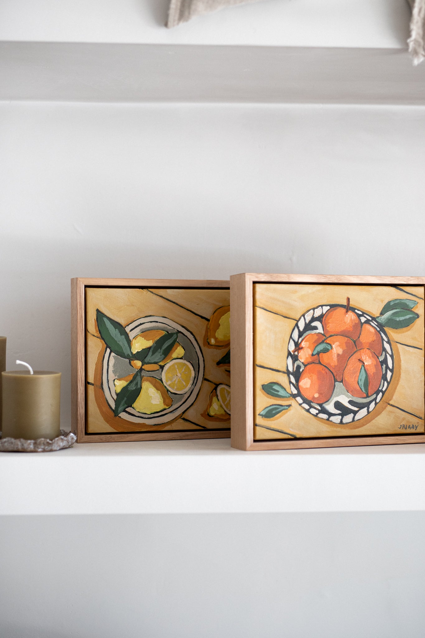 'Ochre and Lemons' | Original artwork