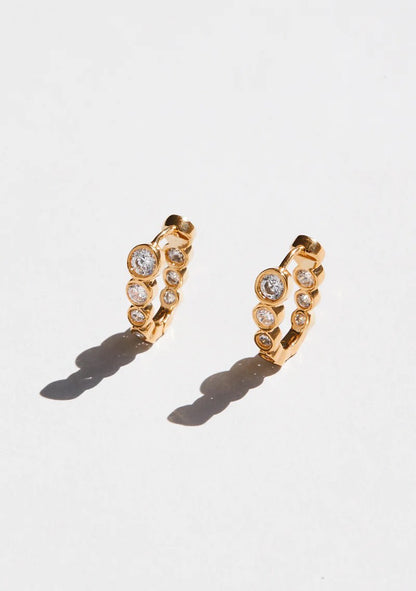 The Crescendo Hoops in Gold