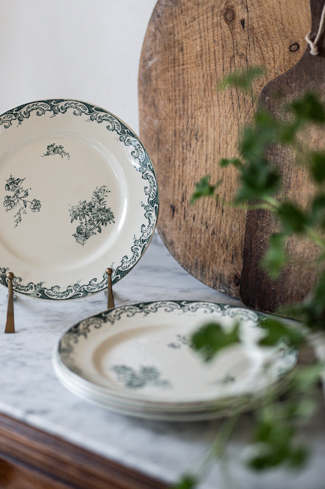 Antique French Dinner Plates