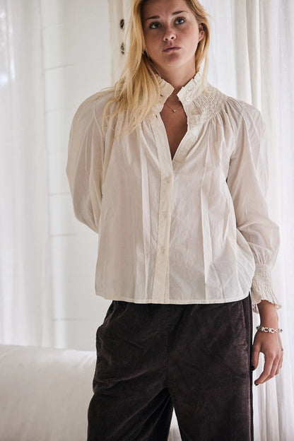 The Smock Blouse in Off White
