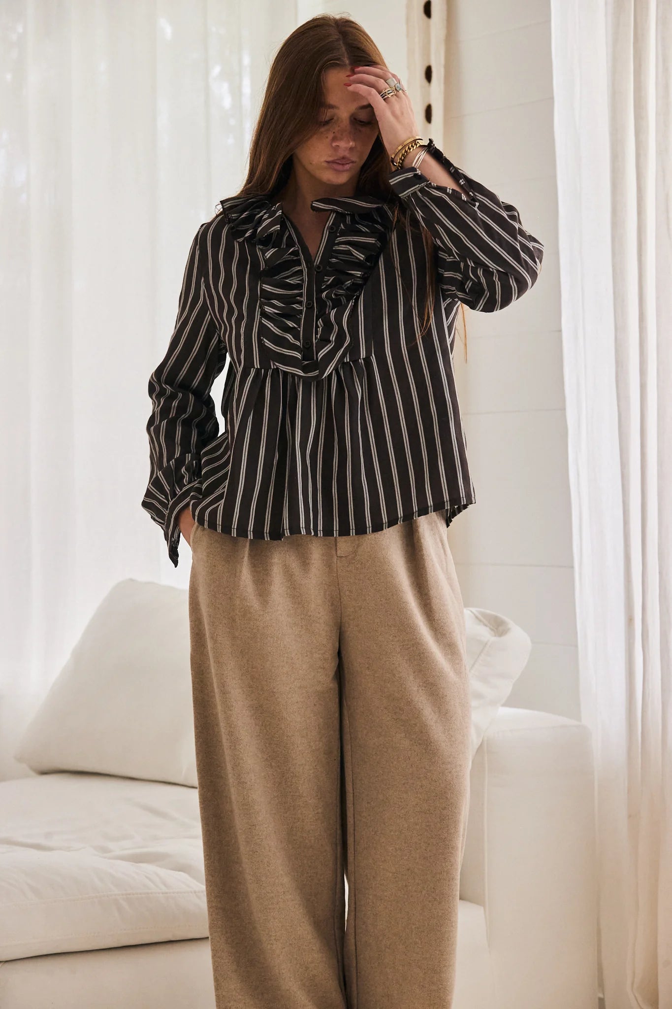 The 'Bonbon' stripe shirt