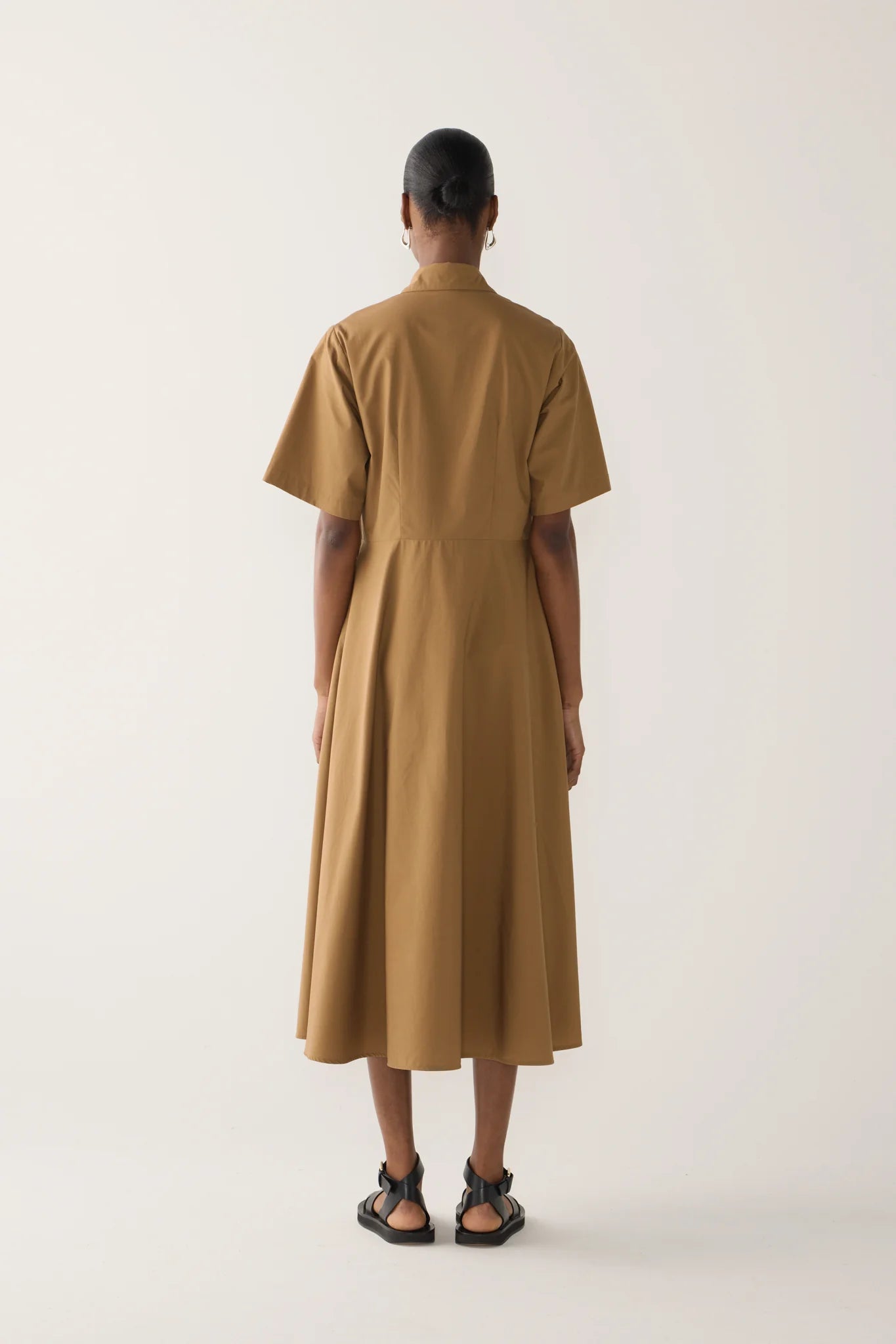Calliope Dress in Cocoa Cotten Tencel