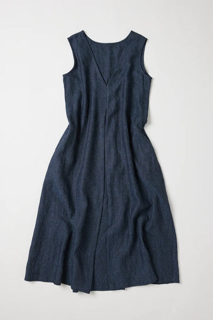 The Albert Reversible Dress | Navy