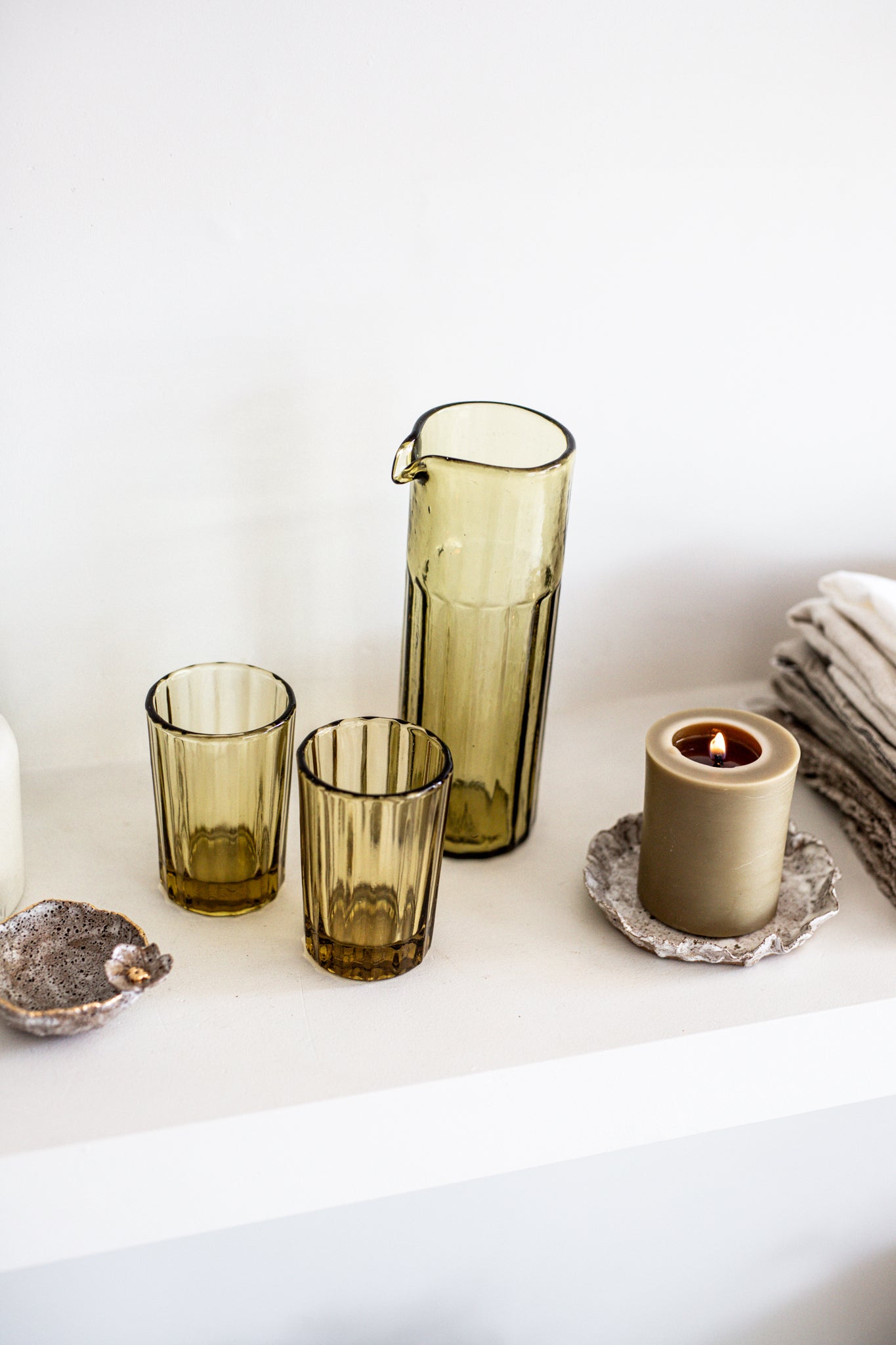 Hand Blown Water Glass