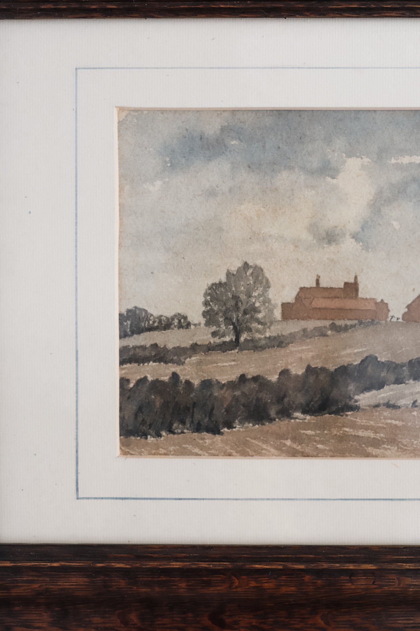 A Vintage Watercolour of the English Countryside