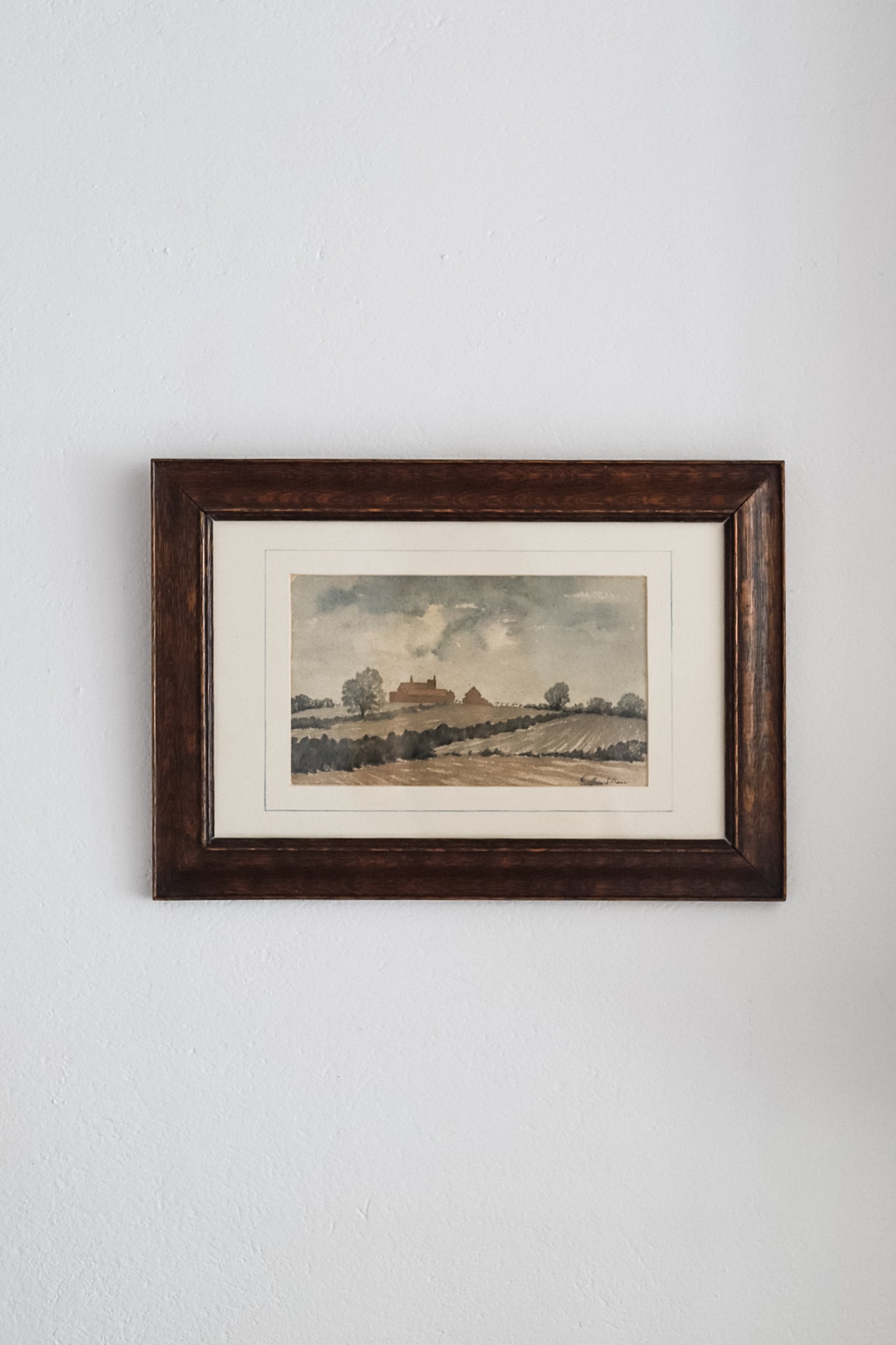 A Vintage Watercolour of the English Countryside