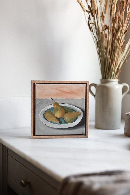 Terracotta Pears | A 'Small Still' Artwork