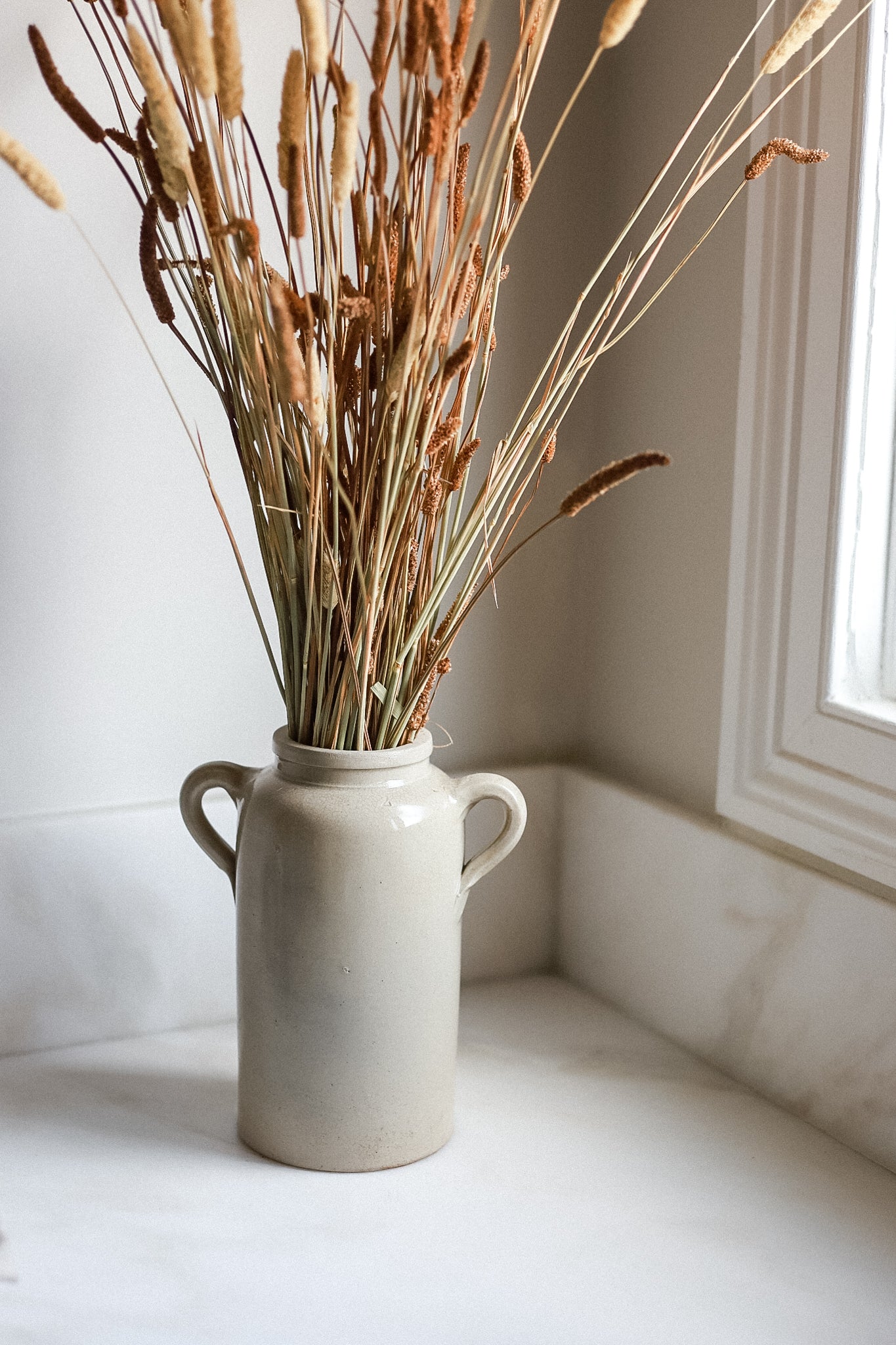 Antique European Confit Pot with handles