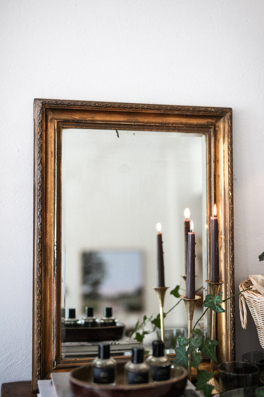 Antique Carved Gilt Mirror