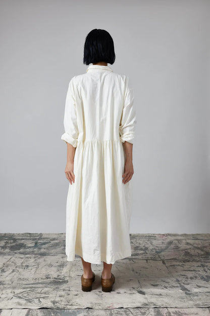 The Gathered Dress in Cotton
