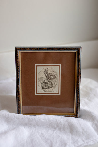 Antique European Illustration | Framed