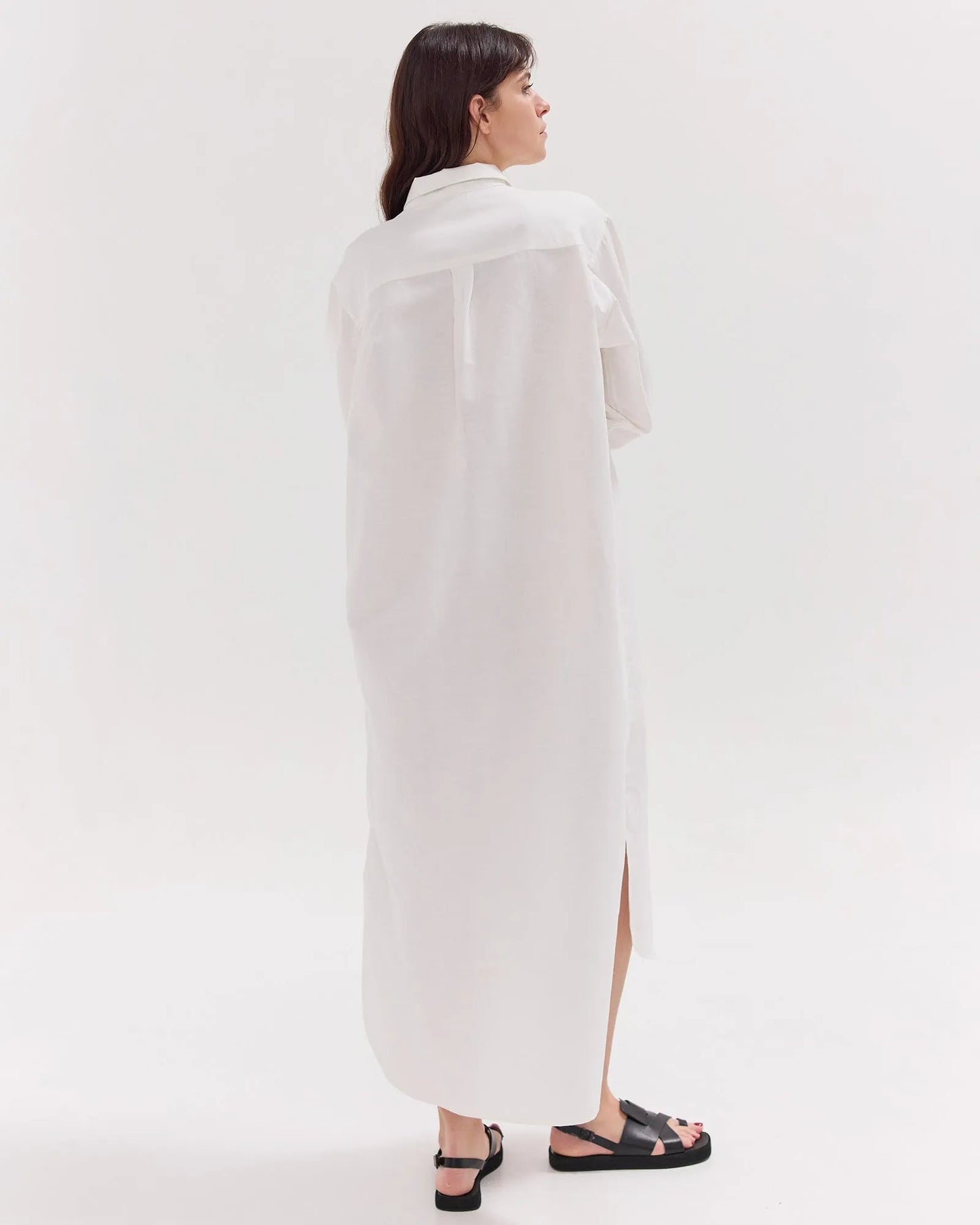 The Shirt Dress | White