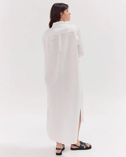 The Shirt Dress | White