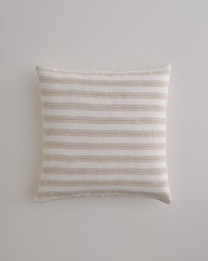 Stripe Linen Pillowcase in Euro | Aryton/Russo