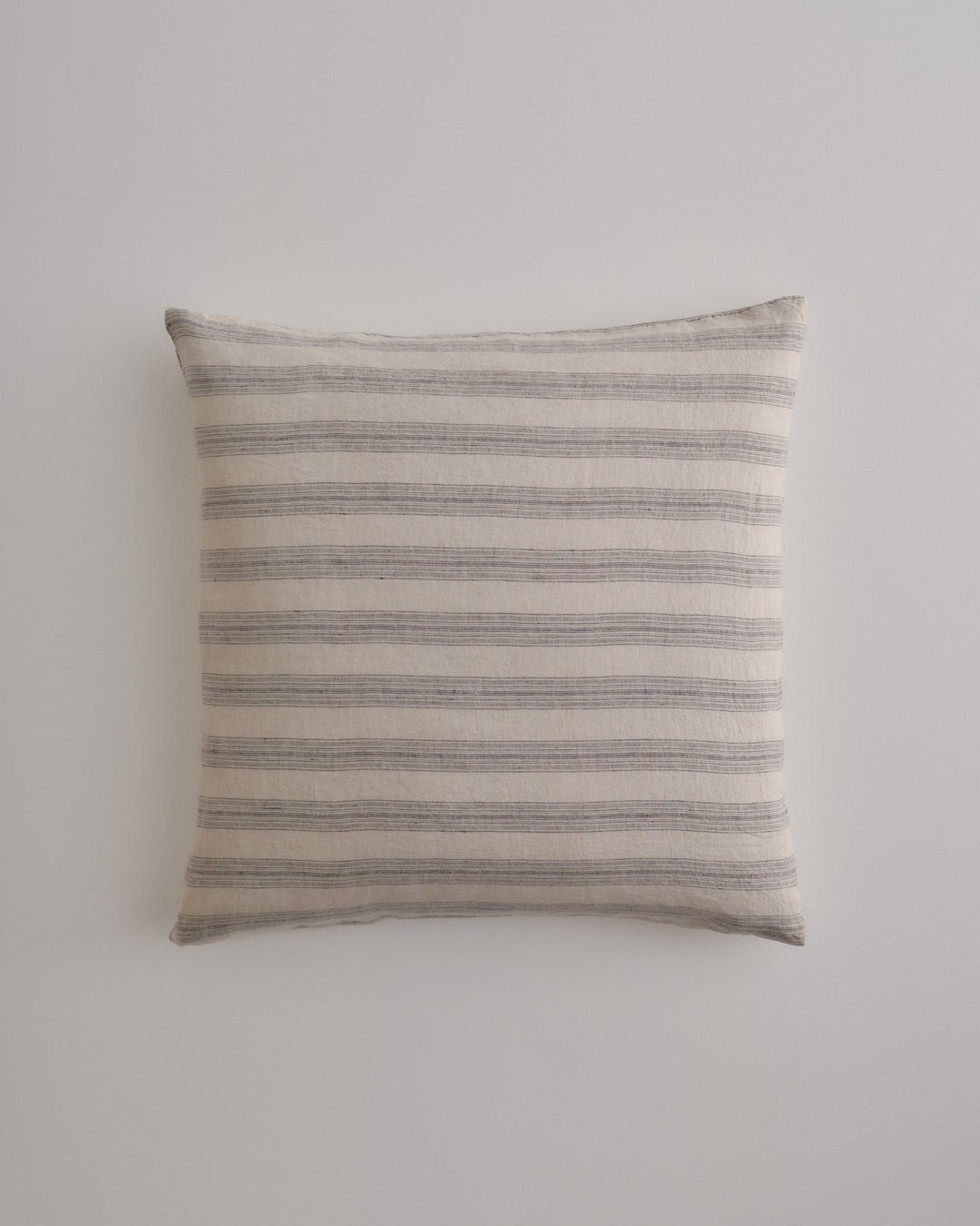 Stripe Linen Pillowcase x Euro | Roy/Sable