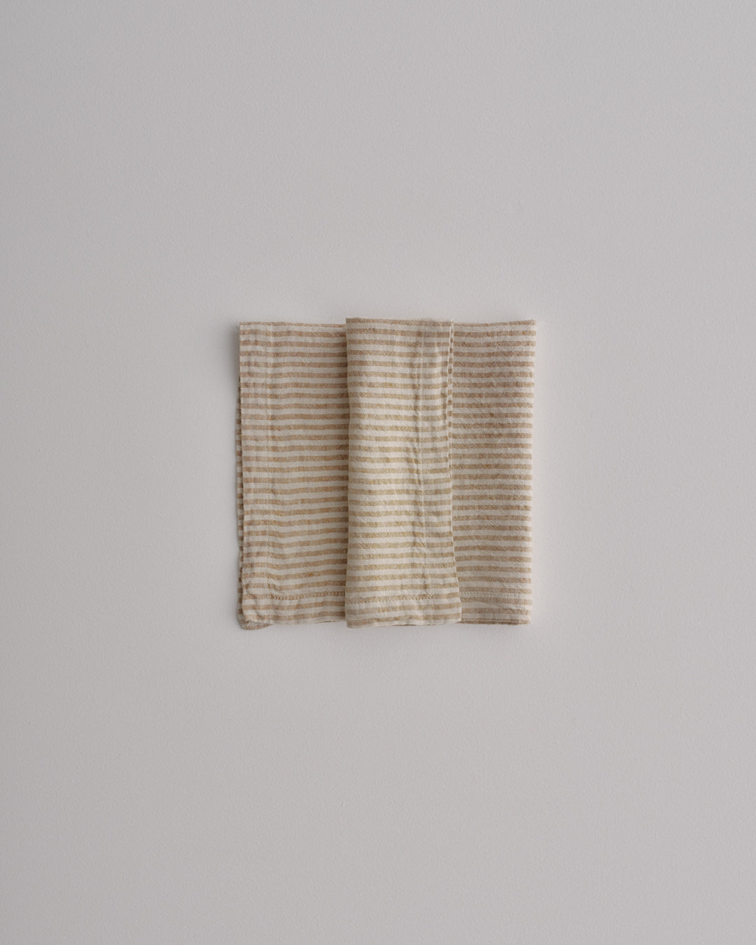 Stripe Linen Napkin | Brun/Sable