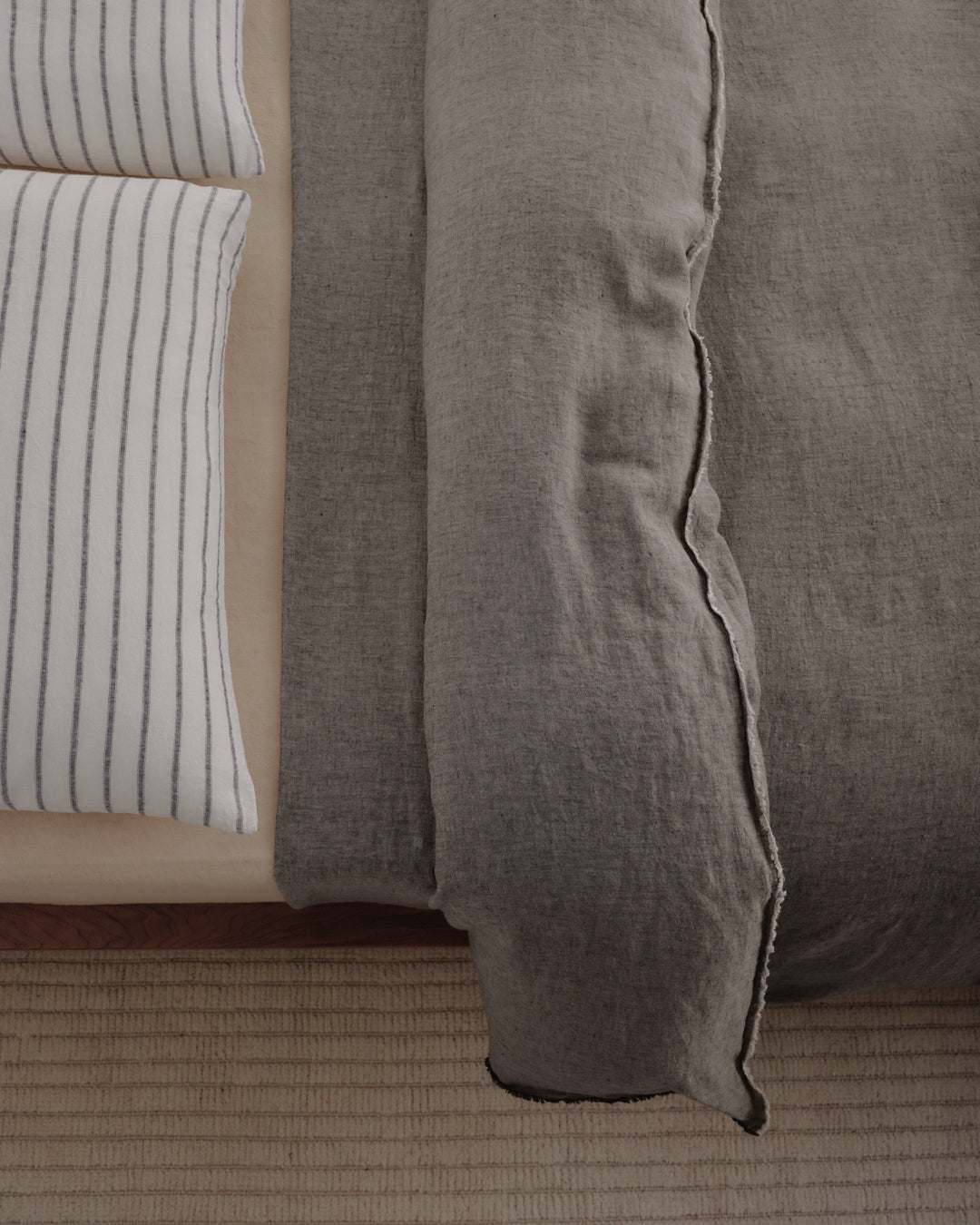Stripe Linen Pillowcase Standard | Aryton/Nox