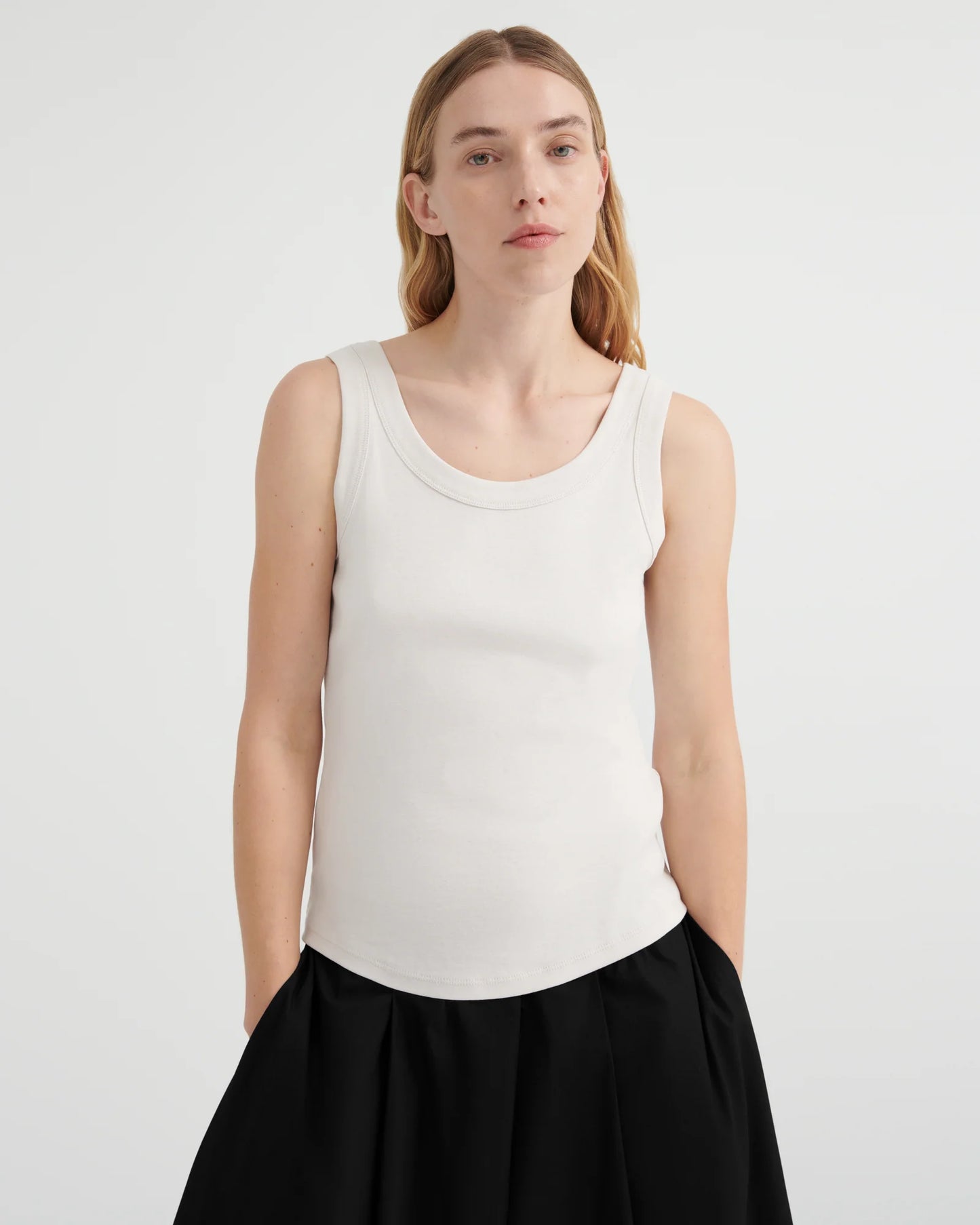 The Everyday Singlet | White