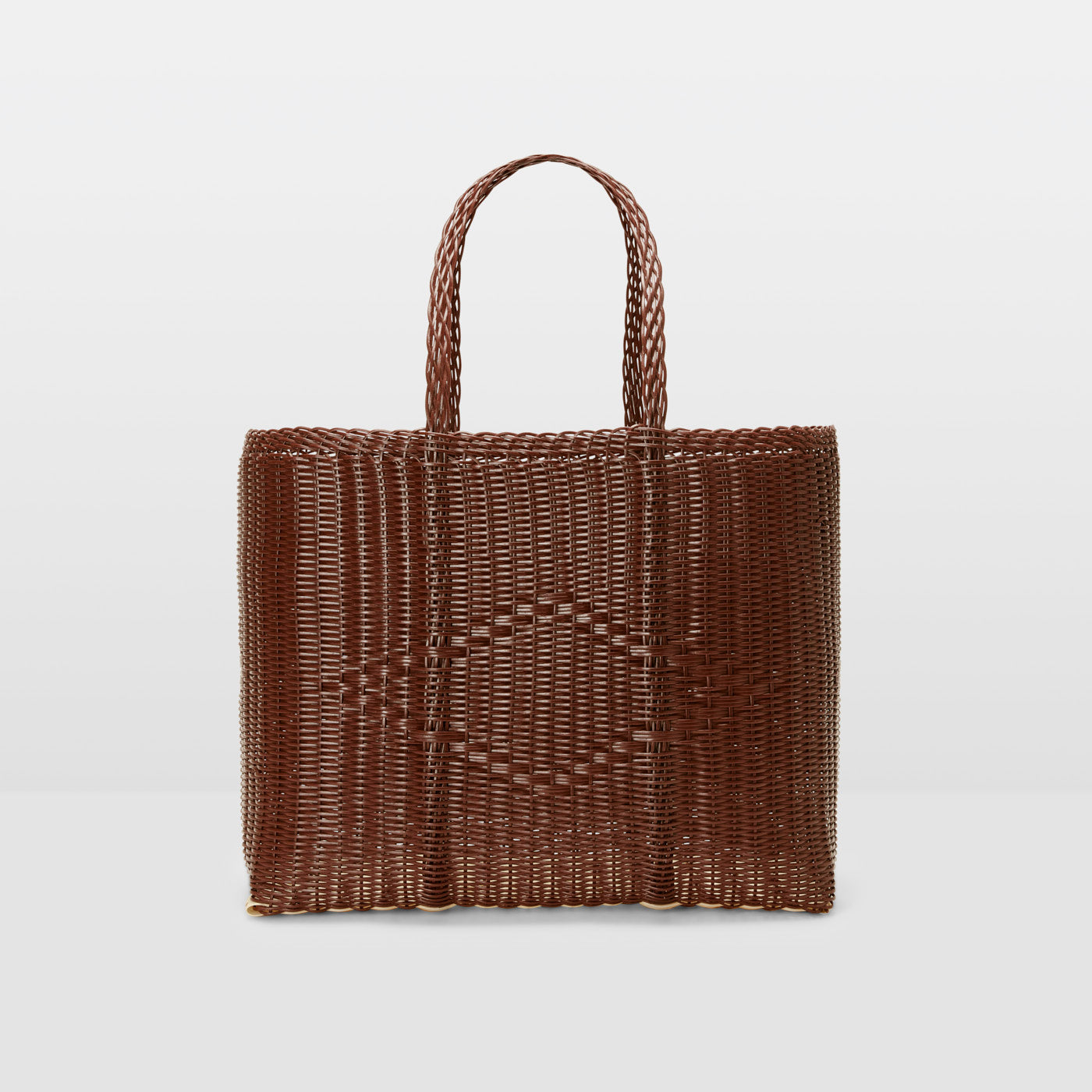 Large Handwoven Palorosa Basket | Chocolate