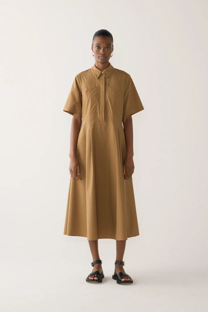 Calliope Dress in Cocoa Cotten Tencel