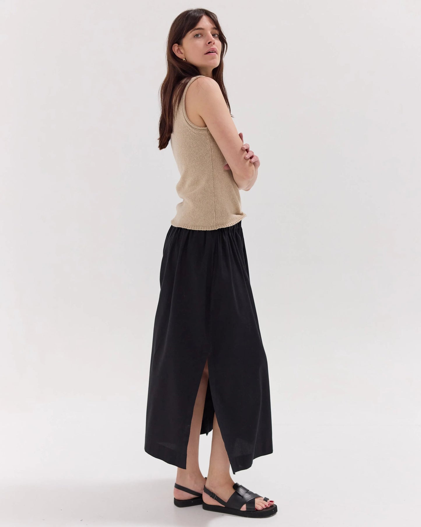 The Split Skirt | Black