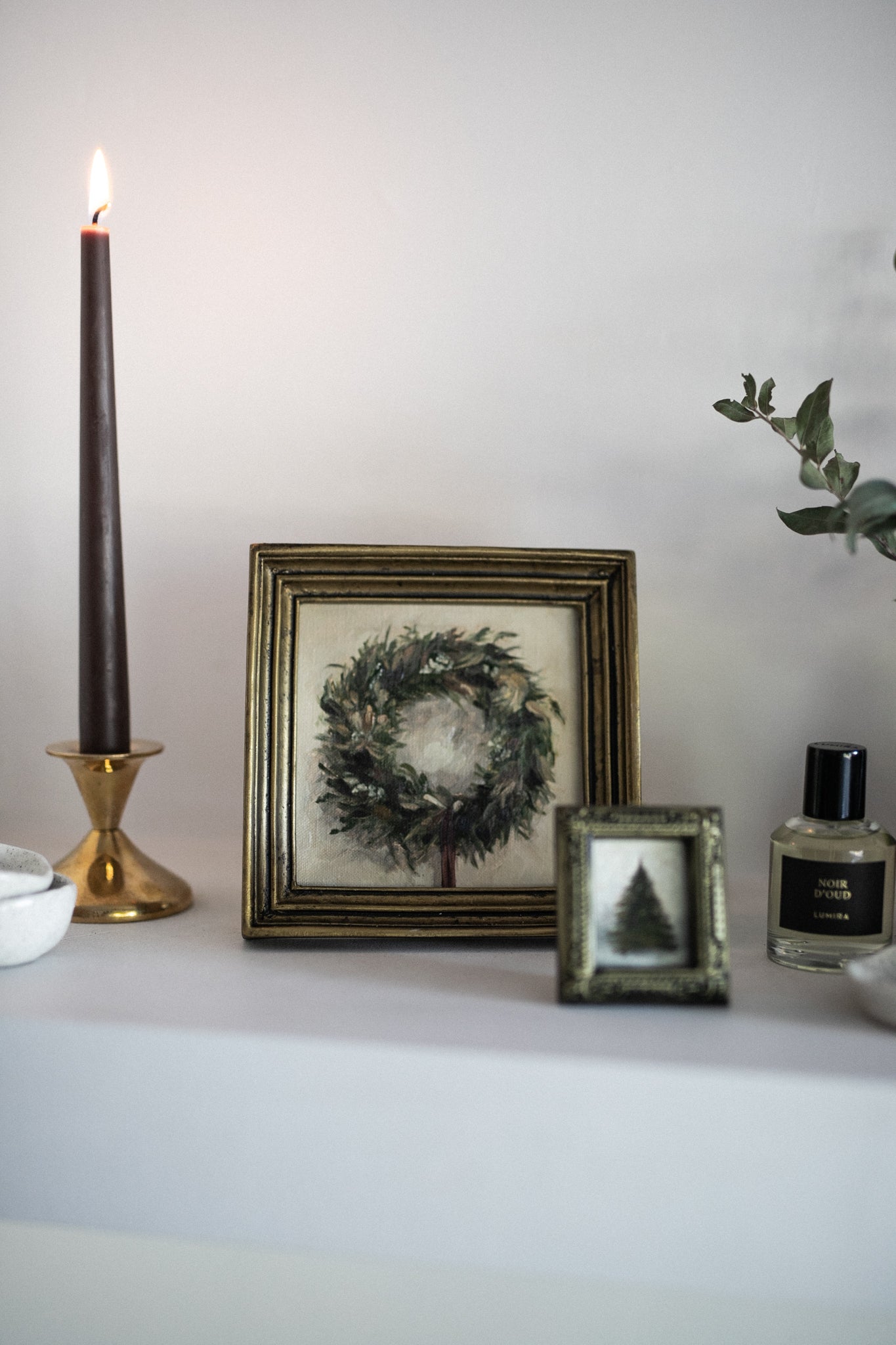 ‘Heirloom Wreath' NOËL Festive edition | Petite Artwork