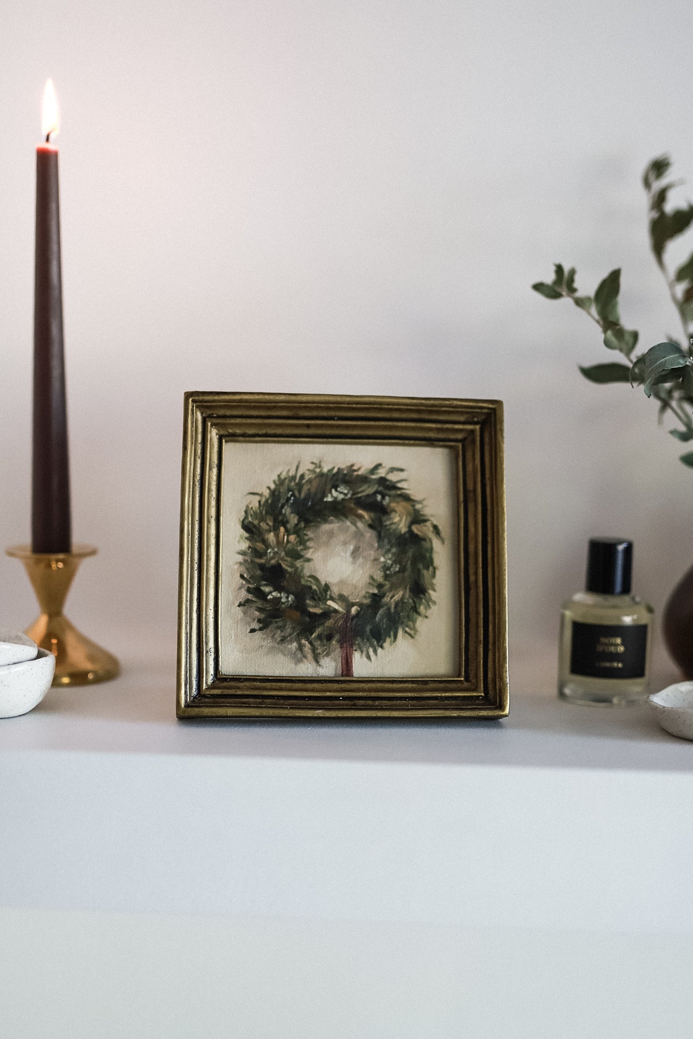 ‘Heirloom Wreath' NOËL Festive edition | Petite Artwork