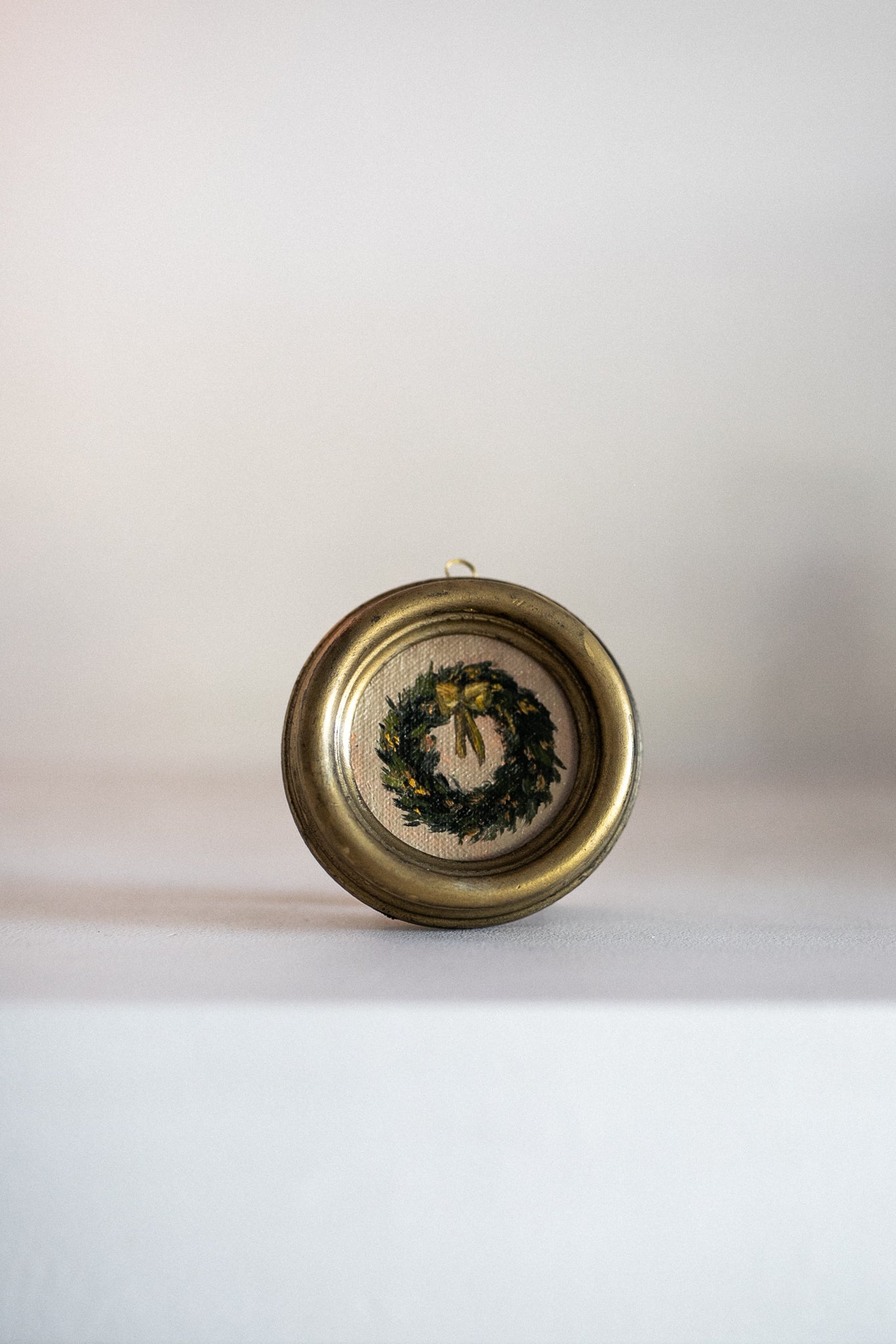 ‘Mini Christmas Wreath N.2' NOËL Festive edition | Petite Artwork