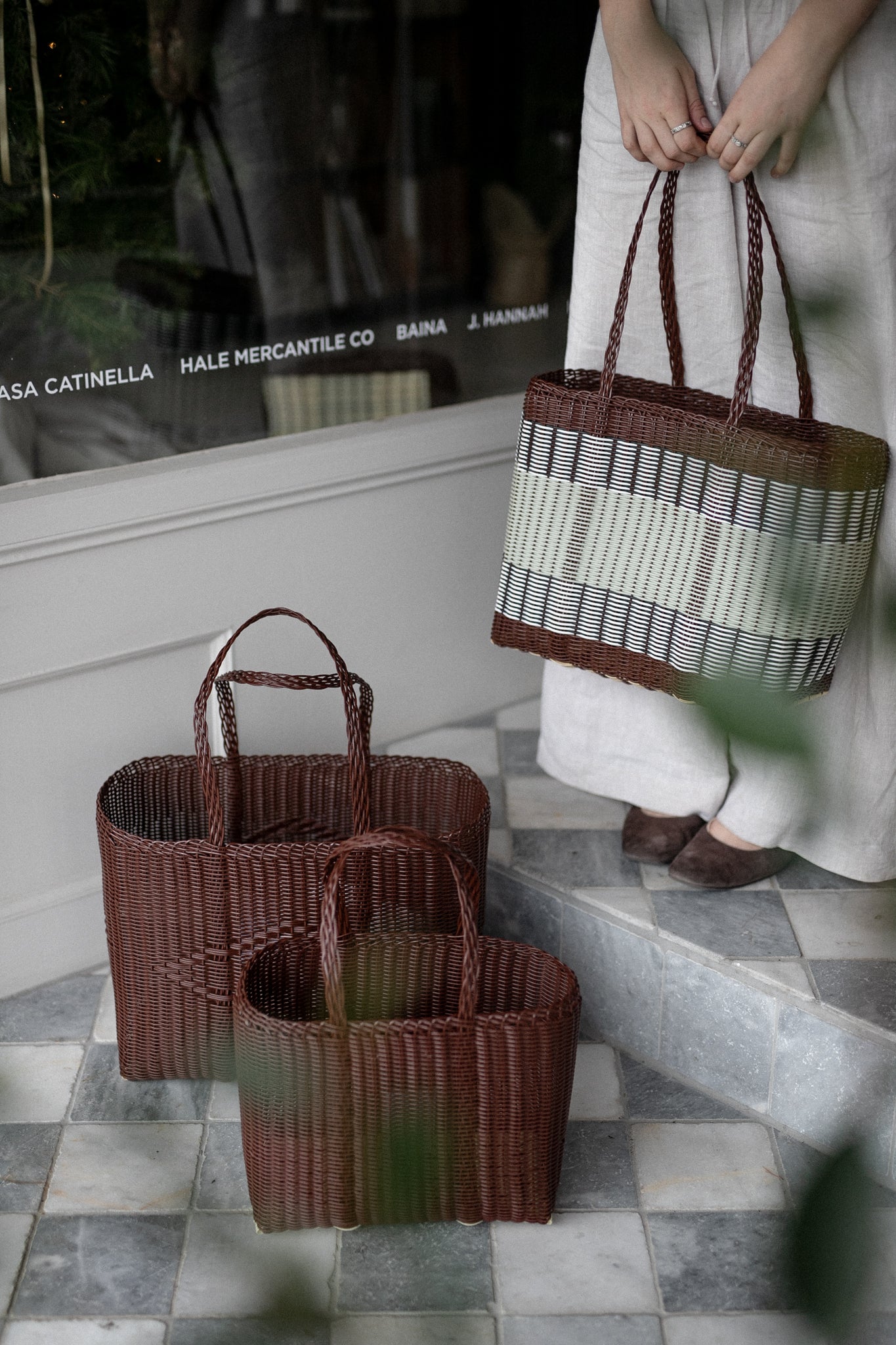 Special Edition Palorosa Basket ‘Mercado’ | Chocolate & Palm