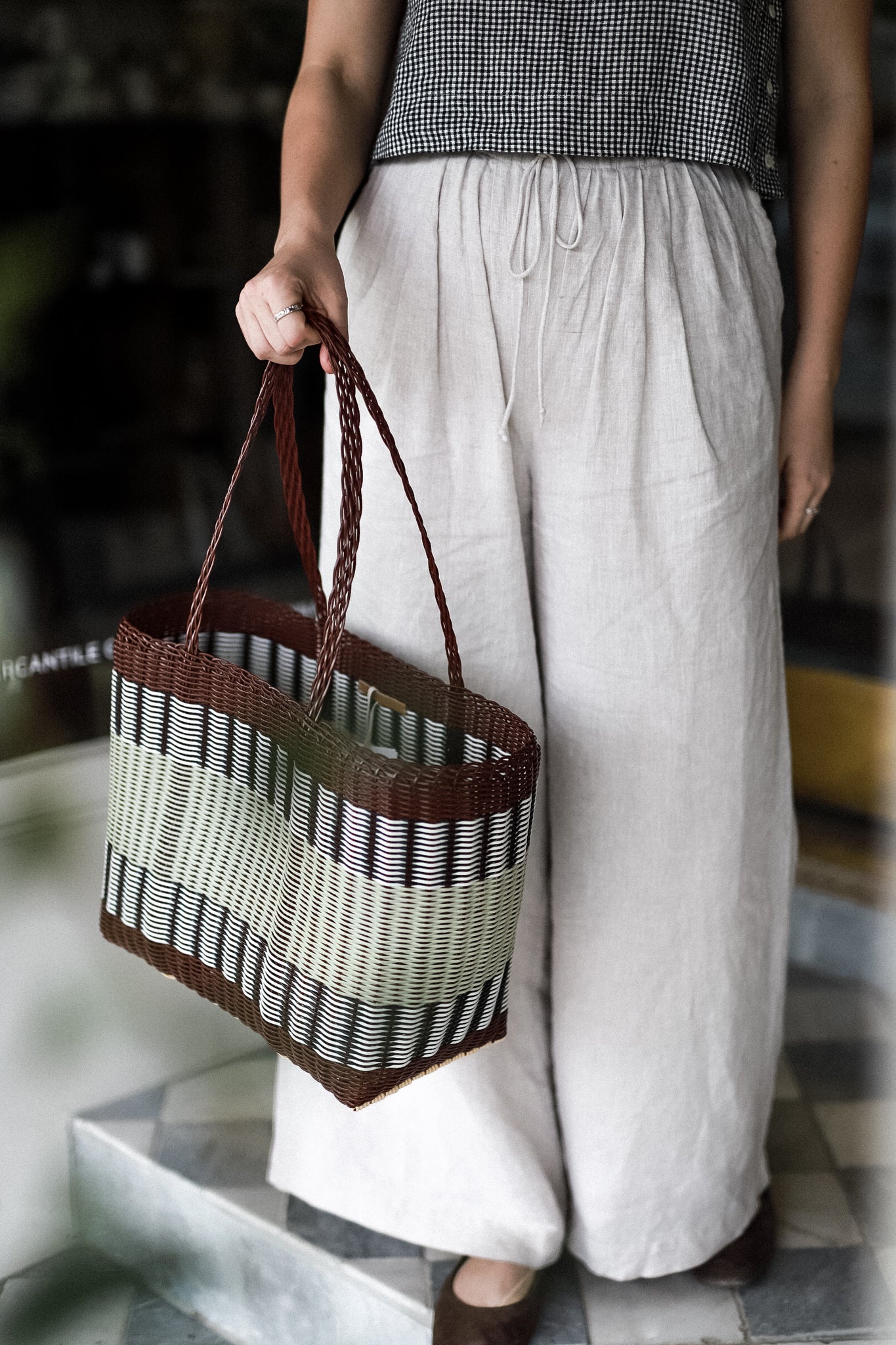 Special Edition Palorosa Basket ‘Mercado’ | Chocolate & Palm