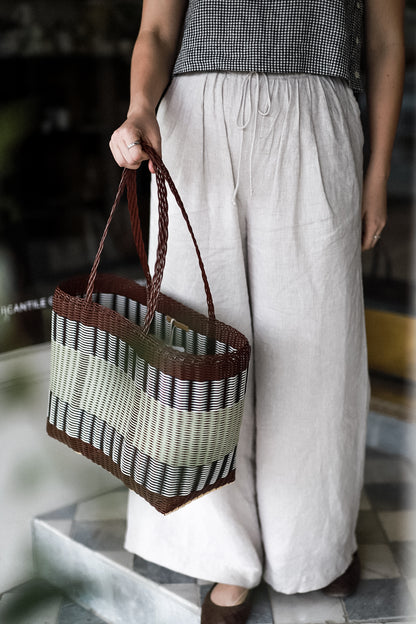 Special Edition Palorosa Basket ‘Mercado’ | Chocolate & Palm