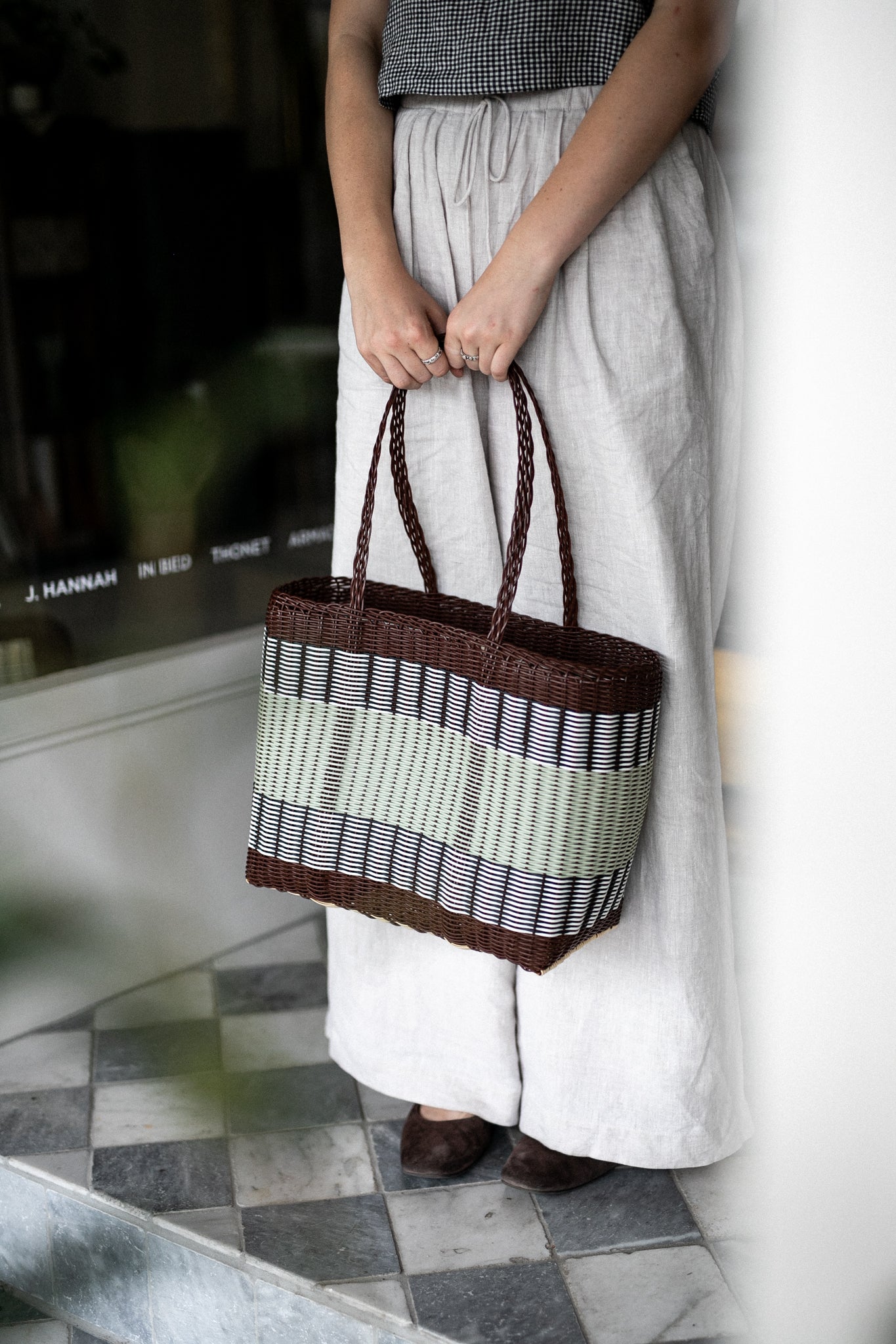 Special Edition Palorosa Basket ‘Mercado’ | Chocolate & Palm