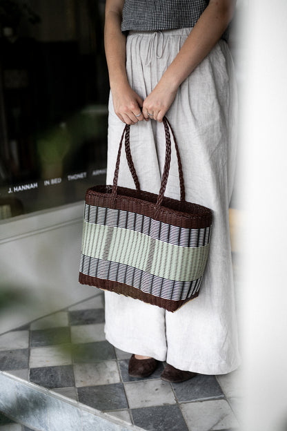 Special Edition Palorosa Basket ‘Mercado’ | Chocolate & Palm