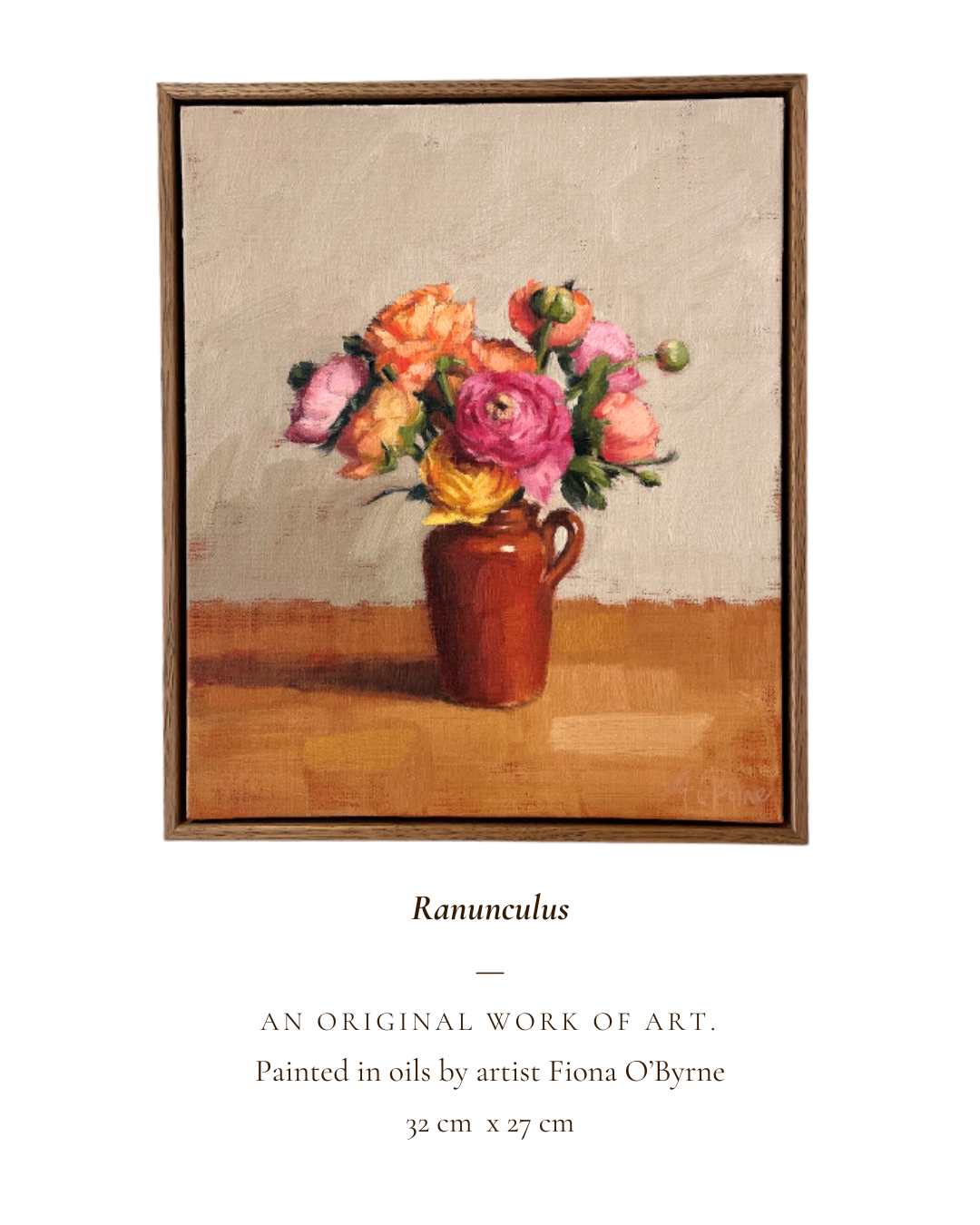 '﻿﻿Ranunculus' by Fiona O'Byrne