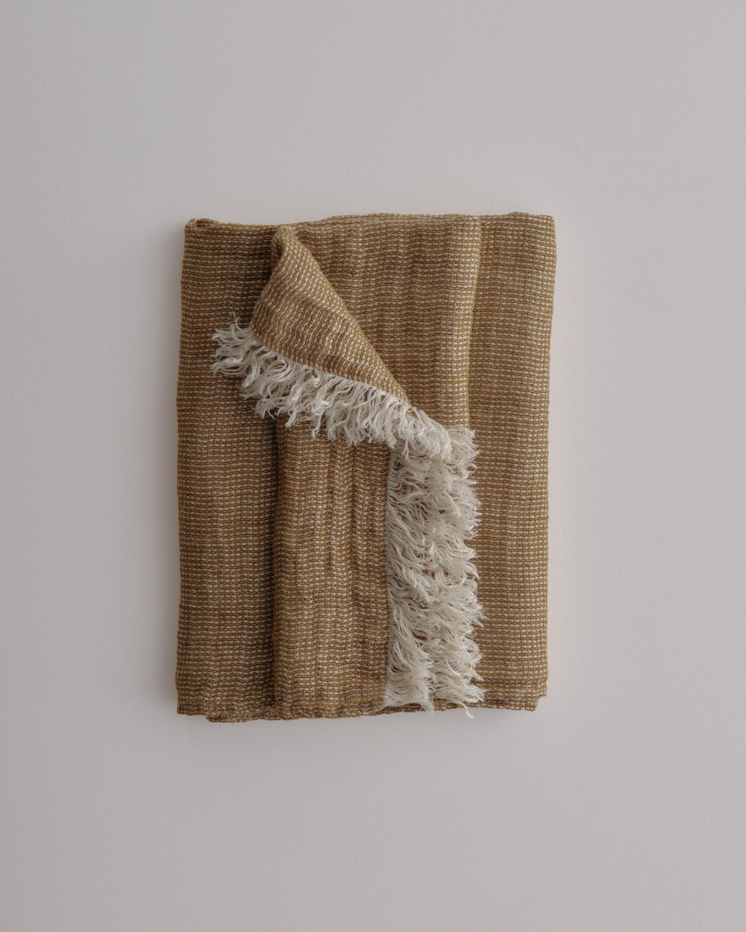 Heirloom Linen Crush Throw | 'Brun