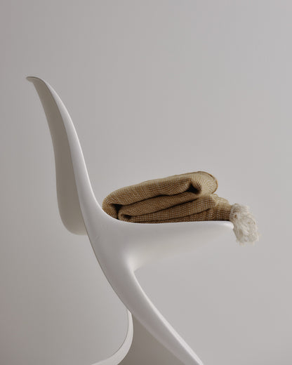 Heirloom Linen Crush Throw | 'Brun