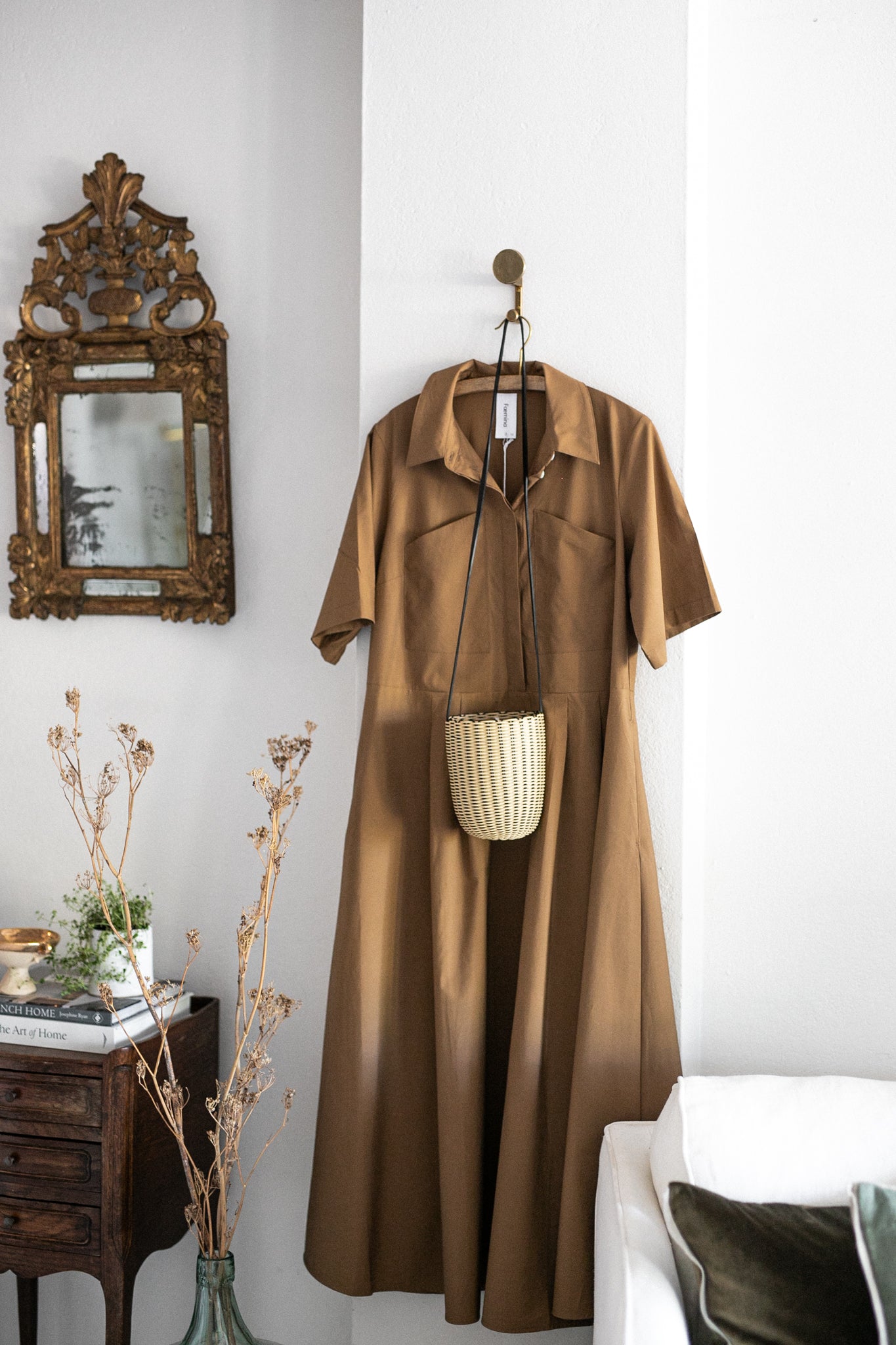 Calliope Dress in Cocoa Cotten Tencel