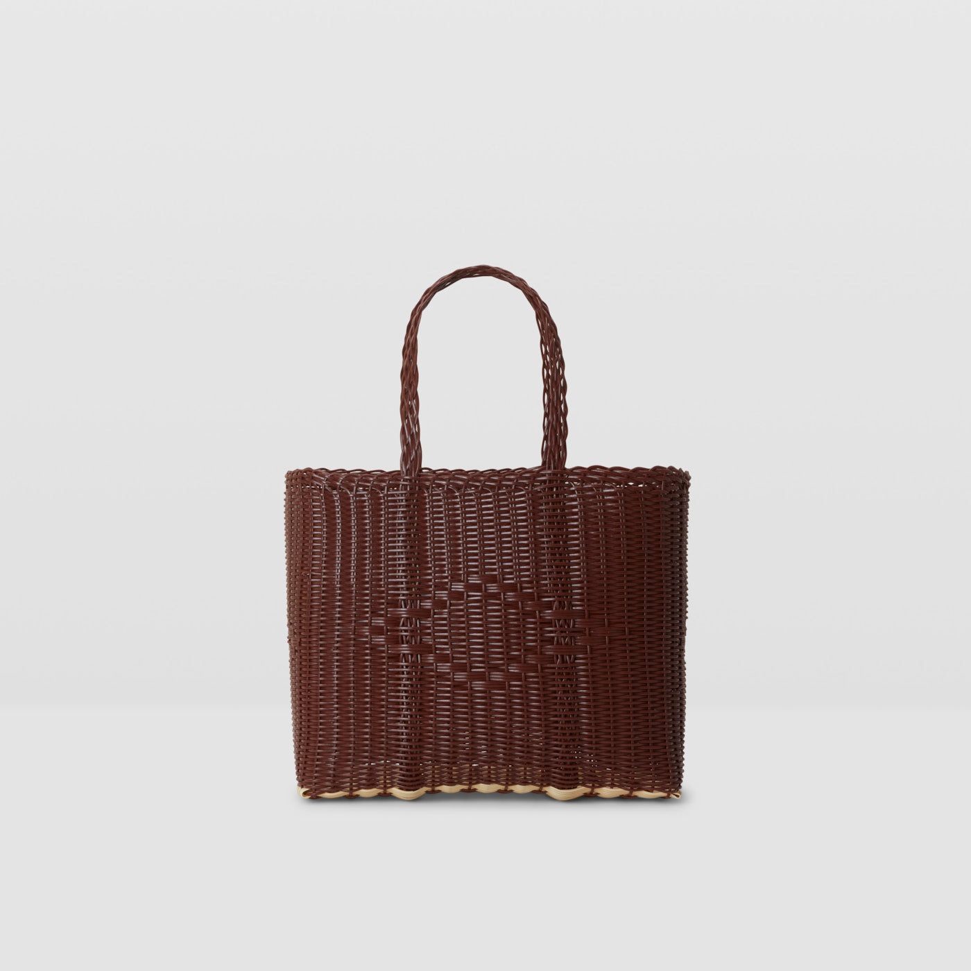 Small Handwoven Palorosa Basket | Chocolate