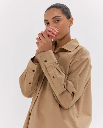 The Classic Pocket Shirt in Italian Wheat