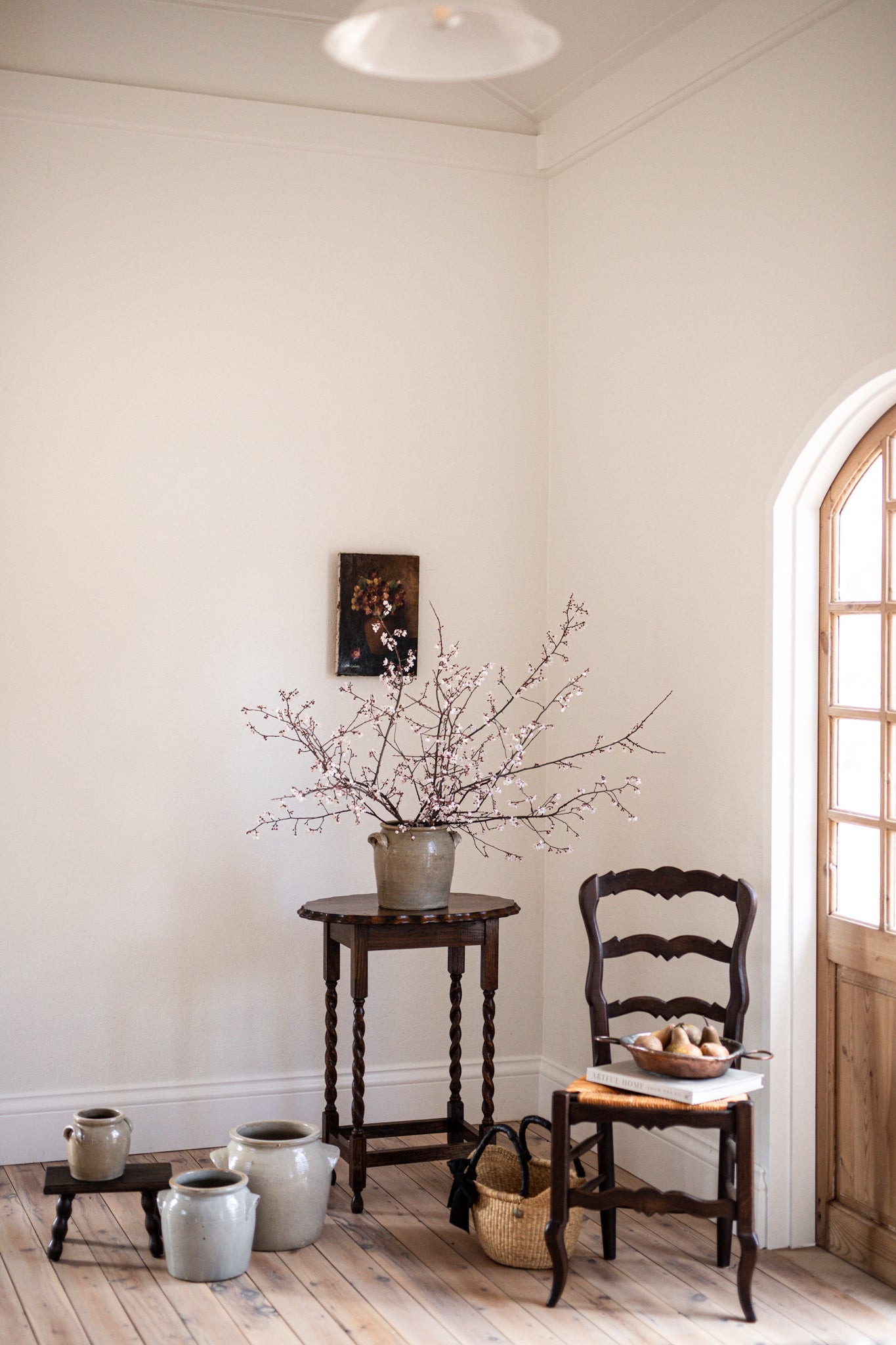 Antique Dutch Artwork | Moody Flowers in Vase